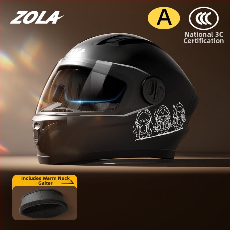 ZOLA Harley stil kaciga za motocikl, ABS, full-face kaciga, 3C certifikat (2023091105021214), za odrasle, sve sezone, za svakodnevnu vožnju