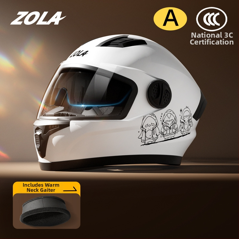 ZOLA Harley stil kaciga za motocikl, ABS, full-face kaciga, 3C certifikat (2023091105021214), za odrasle, sve sezone, za svakodnevnu vožnju