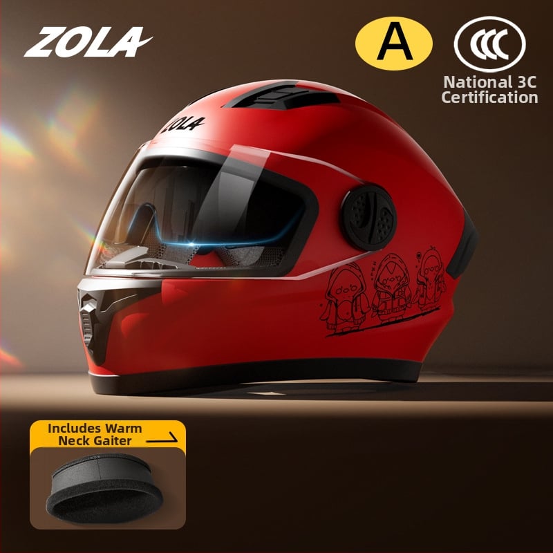 ZOLA Harley stil kaciga za motocikl, ABS, full-face kaciga, 3C certifikat (2023091105021214), za odrasle, sve sezone, za svakodnevnu vožnju