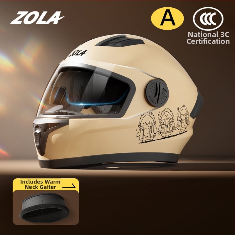 ZOLA Harley stil kaciga za motocikl, ABS, full-face kaciga, 3C certifikat (2023091105021214), za odrasle, sve sezone, za svakodnevnu vožnju