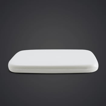 Memóriás hab párna irodai székre, kerekített-négyszögletes forma, belső maggal, modern stílus