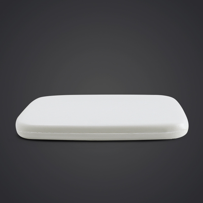 Memóriás hab párna irodai székre, kerekített-négyszögletes forma, belső maggal, modern stílus