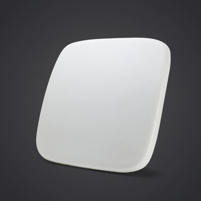 Memóriás hab párna irodai székre, kerekített-négyszögletes forma, belső maggal, modern stílus