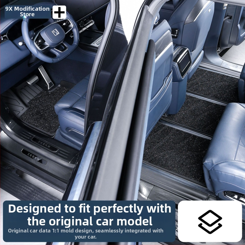 Zeekr 9X TPE podlahové rohože do auta - plná ochrana interiéru proti škrábaniu, prispôsobiteľné, Driving Wing