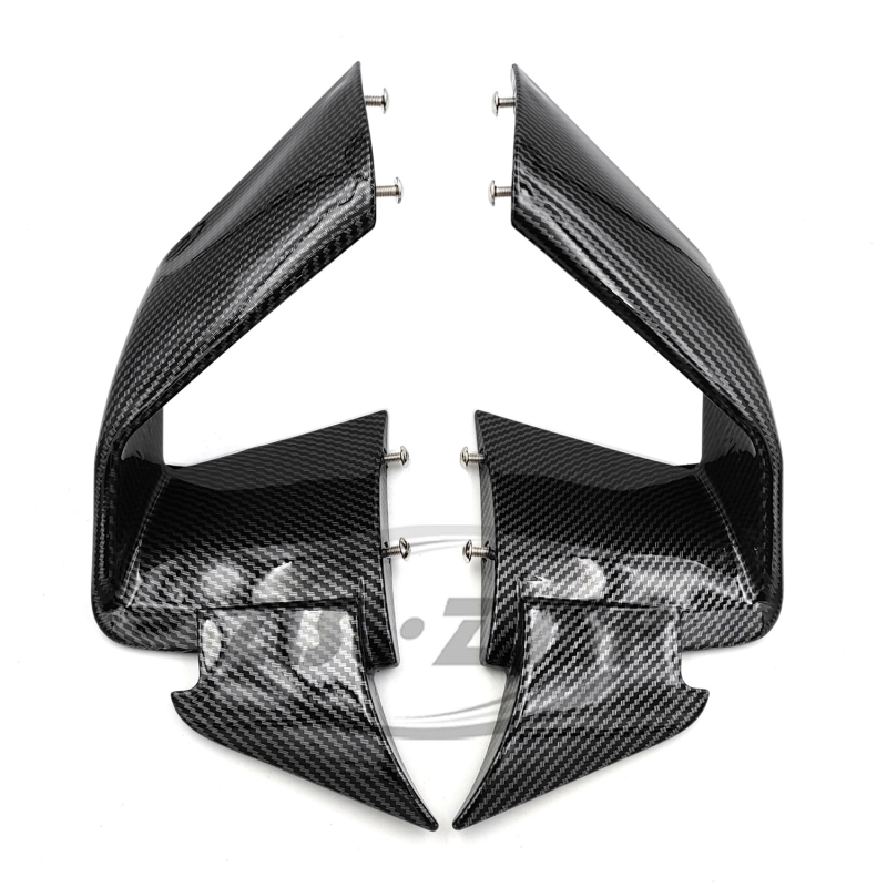 Fiksna krila vjetrobrana za BMW S1000RR (2019–2022), ABS, površina s uzorkom karbonskih vlakana