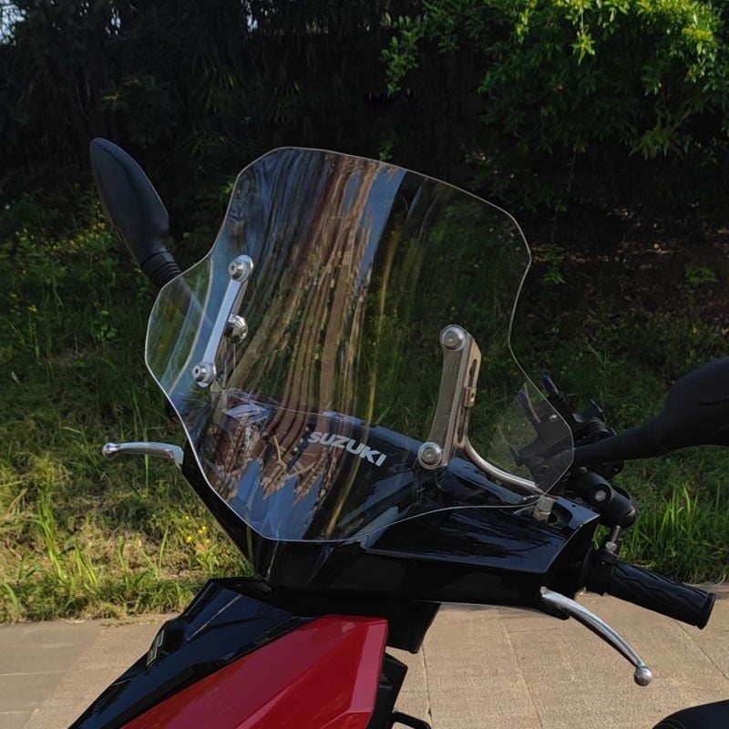 Povišeno prednje vjetrobransko staklo za Suzuki Uy125 skuter – smola, zaštita od sunca