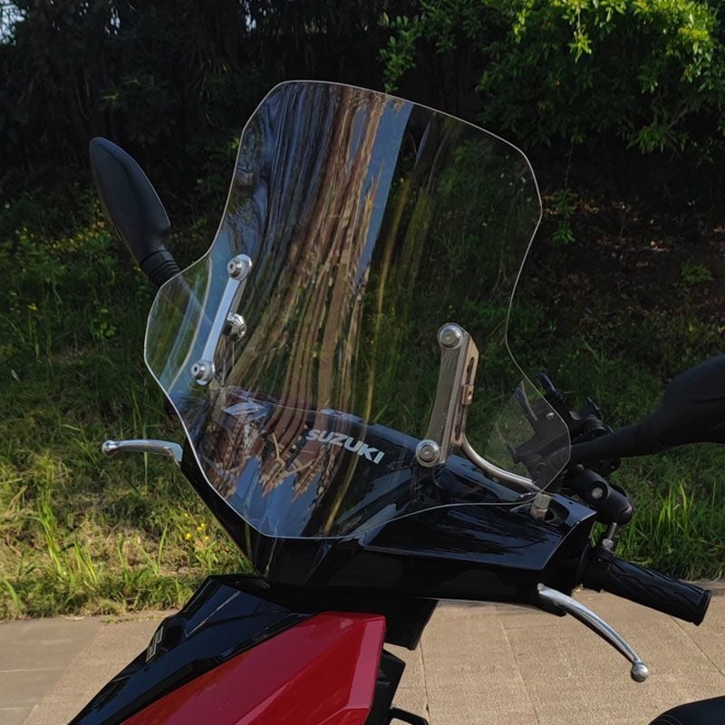 Povišeno prednje vjetrobransko staklo za Suzuki Uy125 skuter – smola, zaštita od sunca