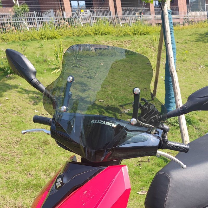 Povišeno prednje vjetrobransko staklo za Suzuki Uy125 skuter – smola, zaštita od sunca