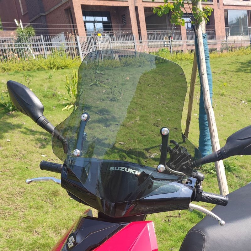Povišeno prednje vjetrobransko staklo za Suzuki Uy125 skuter – smola, zaštita od sunca