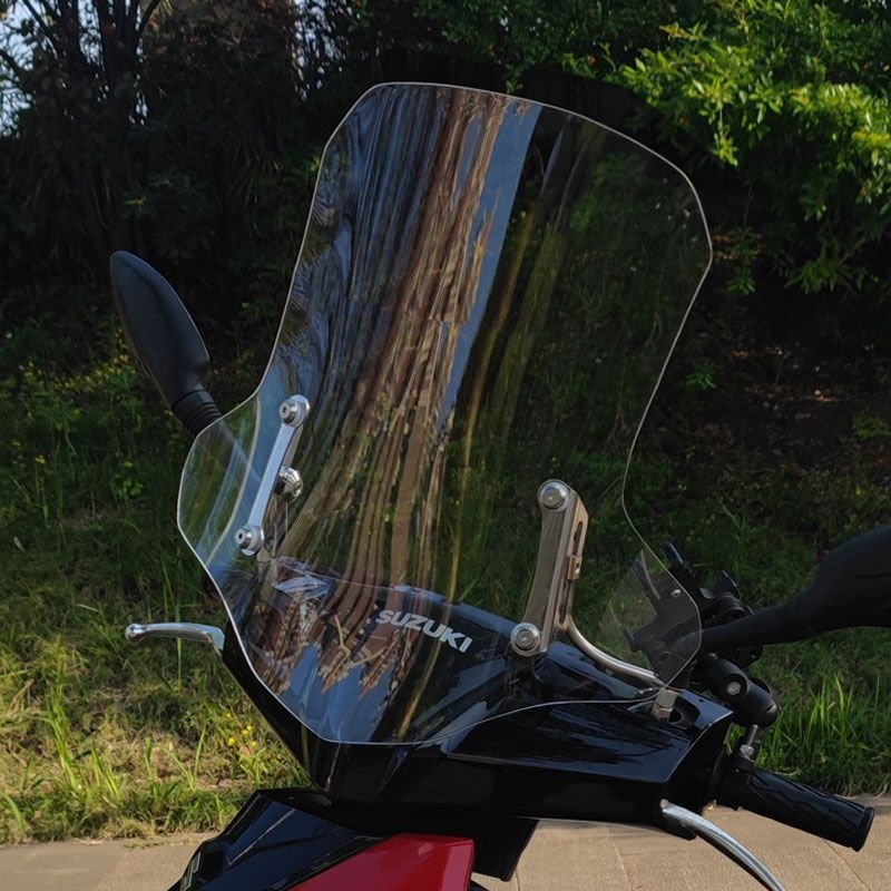 Povišeno prednje vjetrobransko staklo za Suzuki Uy125 skuter – smola, zaštita od sunca