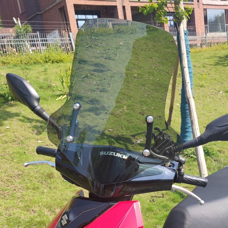 Povišeno prednje vjetrobransko staklo za Suzuki Uy125 skuter – smola, zaštita od sunca