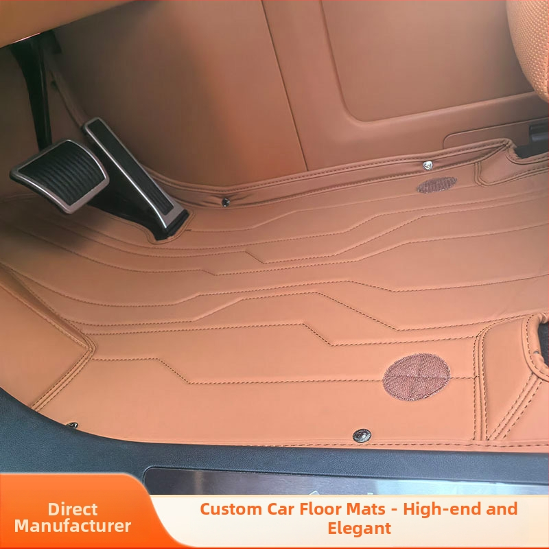 Kožené podlahové rohože pre Wenjie M9, M8, M7 – plné krytie, prispôsobiteľné, 360 letecký balík