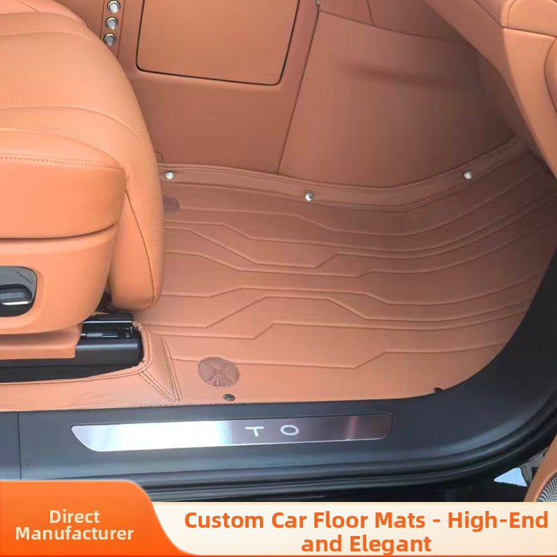 Kožené podlahové rohože pre Wenjie M9, M8, M7 – plné krytie, prispôsobiteľné, 360 letecký balík