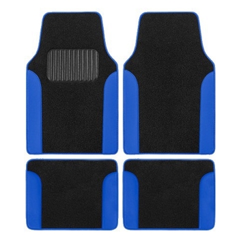 Četverodjelni set prostirki za pod automobila, univerzalna prilagodba, protuklizne, otporne na mrlje, PVC, retro nordijski stil