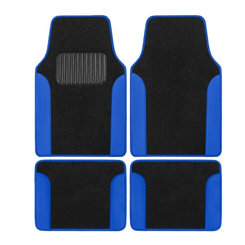 Četverodjelni set prostirki za pod automobila, univerzalna prilagodba, protuklizne, otporne na mrlje, PVC, retro nordijski stil