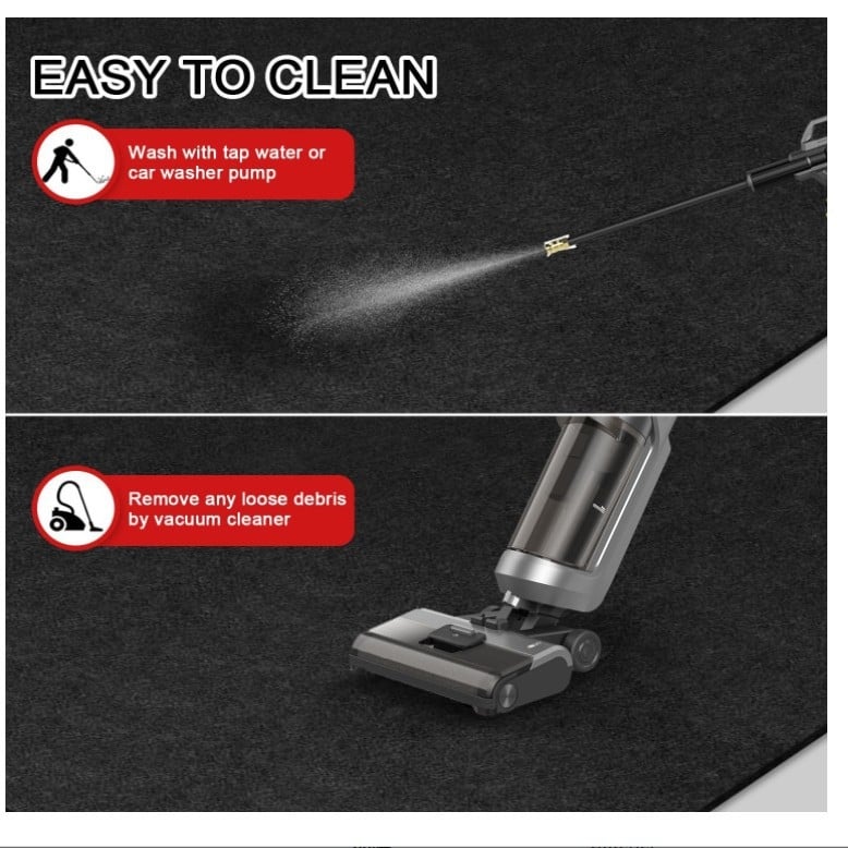 Hengchuang Autó- és Motorkerékpár Javító Matrac — vízfelvétel, olajálló, poliészter rostból, téglalap alakú, szöveg mintázat