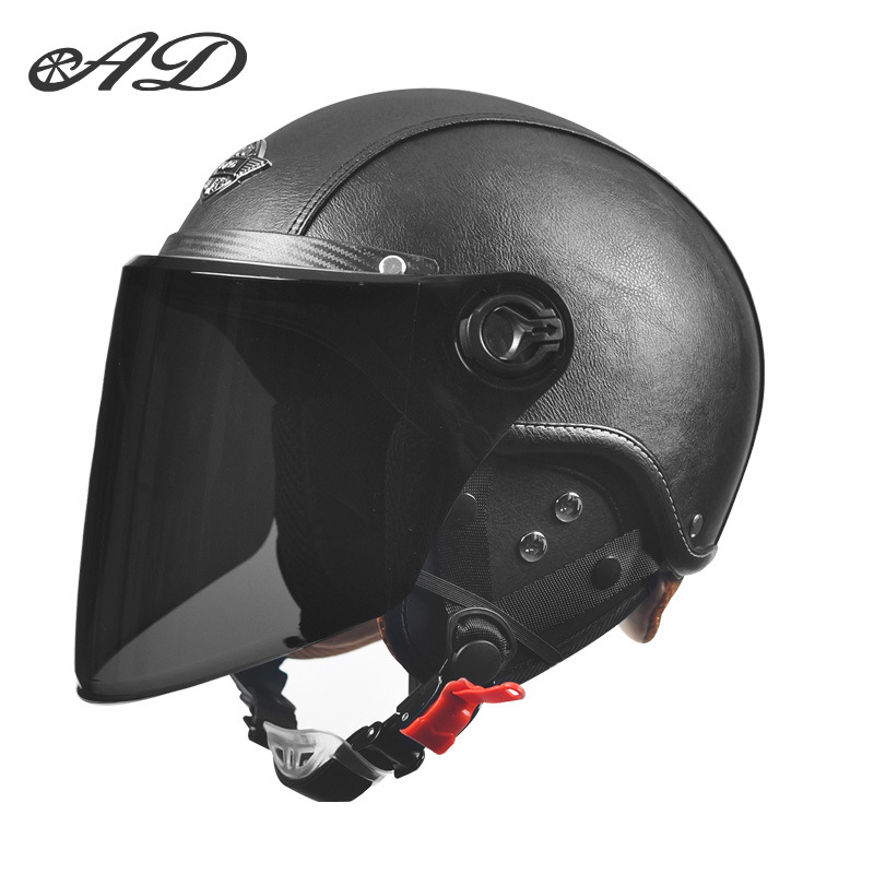 AD električna kaciga za motocikl, unisex, sve sezone, retro polukaciga, ABS, 3C certifikat, 2020091105020080