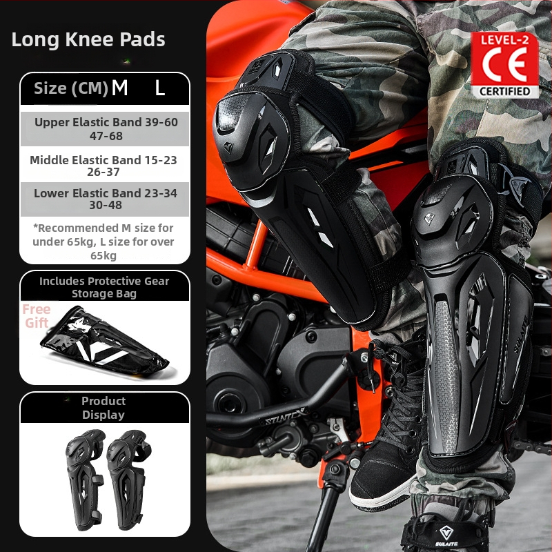 Set zaštitnih koljena i lakata za motocikl, četiri dijela, TPU materijal, CE2, protiv pomaka, zaštita za sve sezone, Sulaite