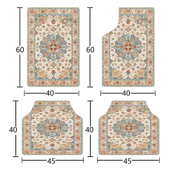 Автомобилни подложки за пода – полиестерни влакна, Saint Hong, универсална съвместимост, персонализация налична, печат на лого опция, спецификации 001–007