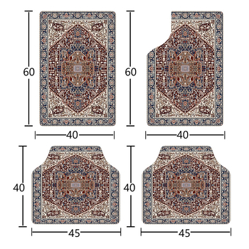 Автомобилни подложки за пода – полиестерни влакна, Saint Hong, универсална съвместимост, персонализация налична, печат на лого опция, спецификации 001–007