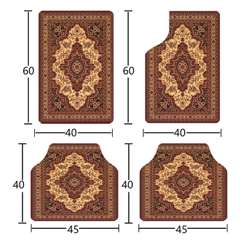 Автомобилни подложки за пода – полиестерни влакна, Saint Hong, универсална съвместимост, персонализация налична, печат на лого опция, спецификации 001–007