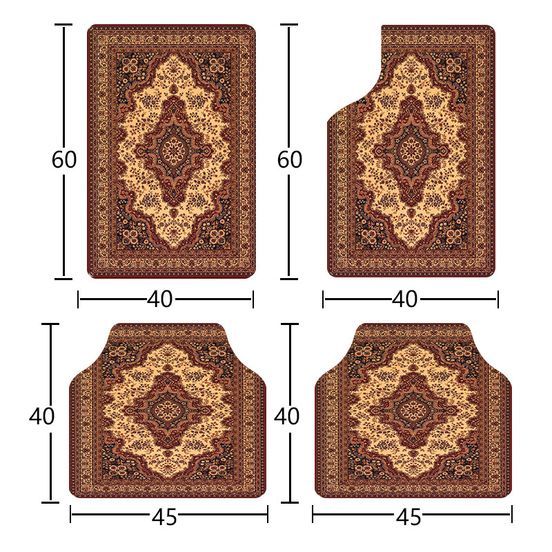 Автомобилни подложки за пода – полиестерни влакна, Saint Hong, универсална съвместимост, персонализация налична, печат на лого опция, спецификации 001–007