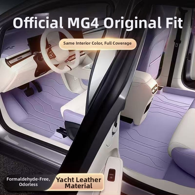 MG4 podlahové rohože, univerzálne, kompletné pokrytie interiéru; Materiál: Fiber suede+PE; Značka: Chi weng; Prispôsobenie: Áno; Štýl: Kobercové rohože