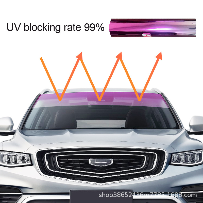 Automobilski film za zaštitu prednjeg vjetrobrana – PET, propusnost svjetla 68%, toplinska izolacija 80%, UV zaštita 99%, Marka Beijiguang