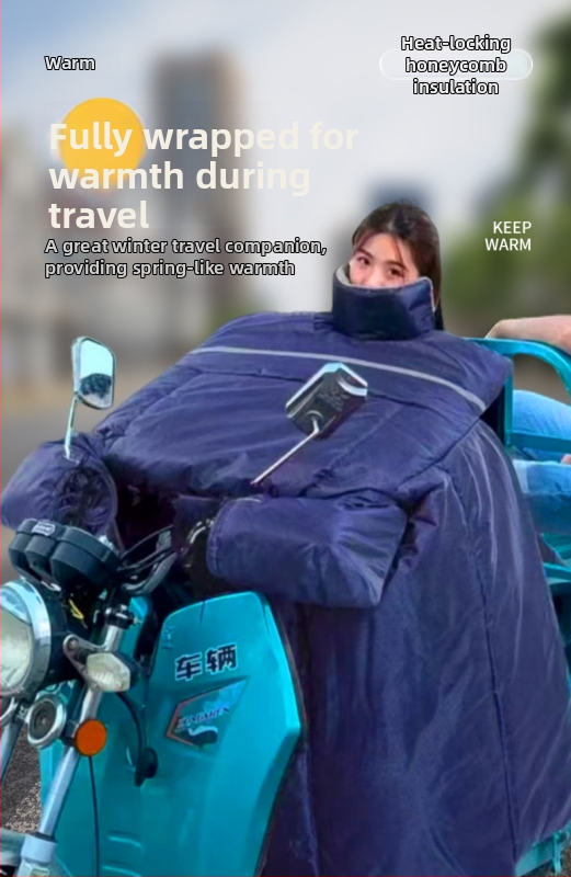 Zimska deka za vjetrobran (Oxford tkanina; vodootporna; Yongjie; pogodna za tricikl, motocikl, električno vozilo i električni skuter; porijeklo Anhui)
