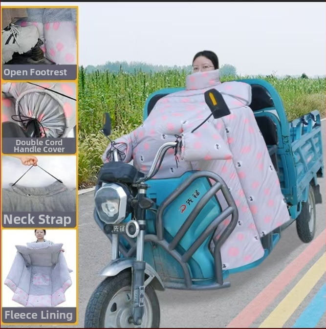 Zimska deka za vjetrobran (Oxford tkanina; vodootporna; Yongjie; pogodna za tricikl, motocikl, električno vozilo i električni skuter; porijeklo Anhui)