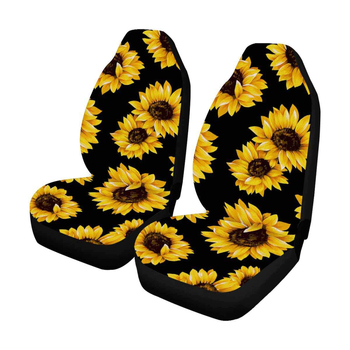 Husă pentru scaun auto cu imprimeu floarea-soarelui, din material textil, brand aimaao, greutate 0,3 kg, personalizare disponibilă