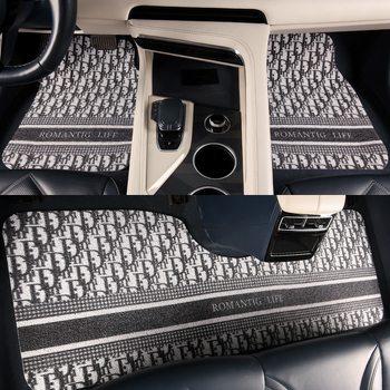 Covorașe de podea pentru mașină – universale, fibră chimică, marca Peaceful, personalizabile, etichetă privată disponibilă