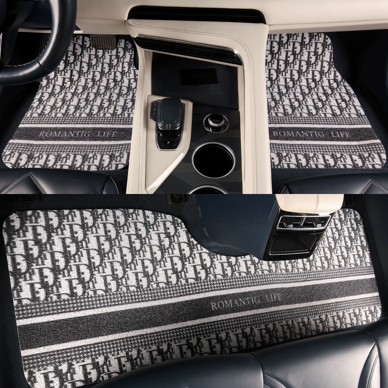 Covorașe de podea pentru mașină – universale, fibră chimică, marca Peaceful, personalizabile, etichetă privată disponibilă