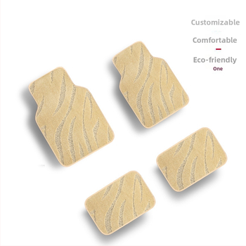 Univerzálna sada autokobercov, velúr materiál, hviezdny vzor, kompletný set so samostatnými zadnými kobercami, Jiaxu značka, pôvod Hebei