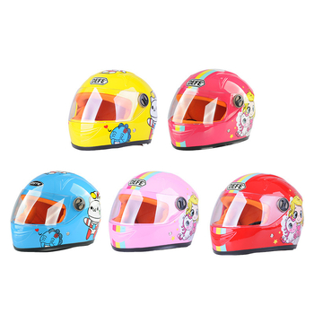 Dječja kaciga za električna vozila, kaciga s potpunom zaštitom lica, protiv zamagljivanja, materijal: inženjerske plastike, marka Defe/Dengfeng, mogućnost prilagođavanja.