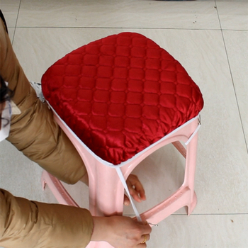 Perne pentru scaun – material catifea, umplutură din fibre de mătase, culoare solidă, stil modern minimalist, personalizabil, potrivit pentru living și restaurant