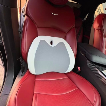 Set pernă lombară din spumă cu memorie pentru scaun, două părți, stil simplu, toate anotimpurile, personalizare disponibilă