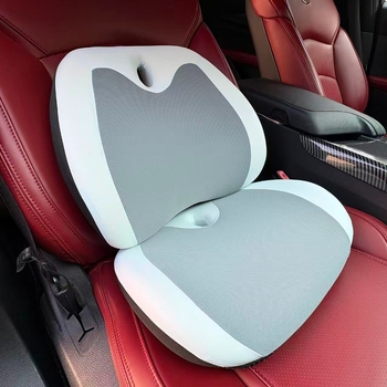 Set pernă lombară din spumă cu memorie pentru scaun, două părți, stil simplu, toate anotimpurile, personalizare disponibilă