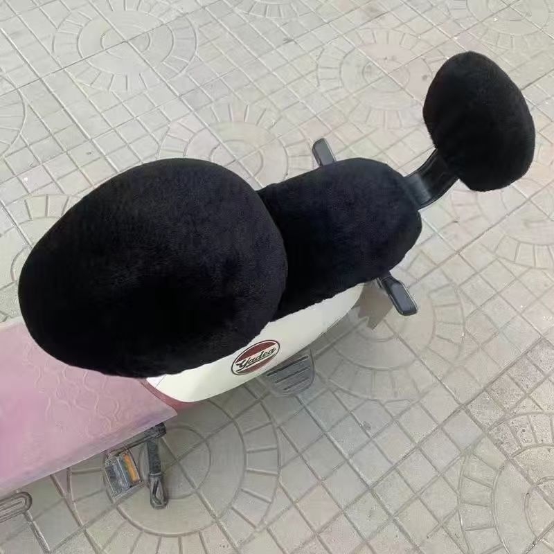Navlaka za sjedalo električnog vozila, pliš materijal, fleece podstava, debeli dizajn, za sve sezone