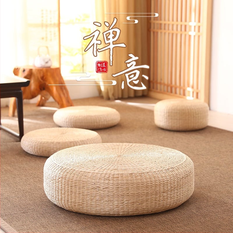Japanskog stila jastučnica tatami madrac, materijal od trave, EPE punjenje, za čajnu ceremoniju, meditaciju i jogu