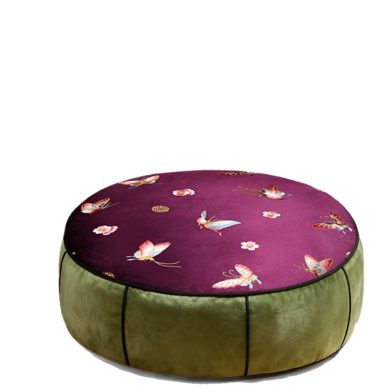 Kružni jastuk za dnevni boravak, tatami stil, jastuk za stopala i futon, kineski stil, luksuzni kružni jastuk za sjedenje