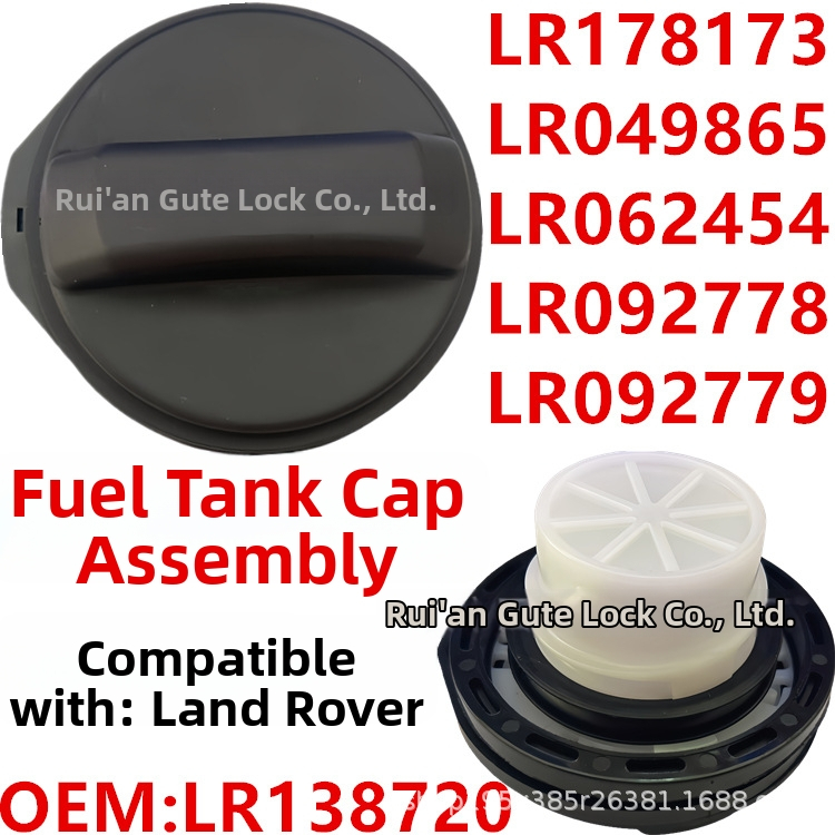 Uzáver palivovej nádrže pre Land Rover/Jaguar – Hanyang Lock Industry, PVC, Čína, Inštalačná podpora