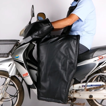 Fubao Bőrből készült téli szélvédő takaró motorkerékpárok és elektromos járművekhez — vízálló, minimalist stílus