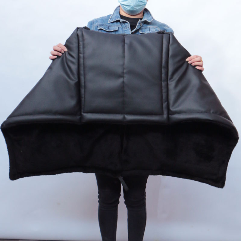 Fubao Bőrből készült téli szélvédő takaró motorkerékpárok és elektromos járművekhez — vízálló, minimalist stílus