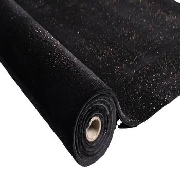 Covoraș de podea pentru mașină cu suprafață asemănătoare lânii și model înstelat, cusături de 360°, construcție din două straturi, compatibil universal (material: lână artificială; model: cer înstelat; cusături: 360°; straturi: 2)