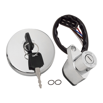 Komplet za paljenje, zaključavanje poklopca za gorivo i sjedala za Kawasaki VN800 02-05 | Motobike | modeli 51049-0003 / 27005-1188 | materijal: aluminijska legura