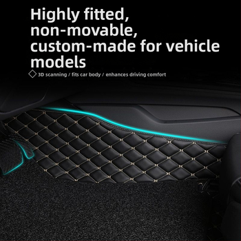Automobilové podlahové rohože pre nové a staré modely, koberec vodiča, koža; bez tlače loga, bez spracovania