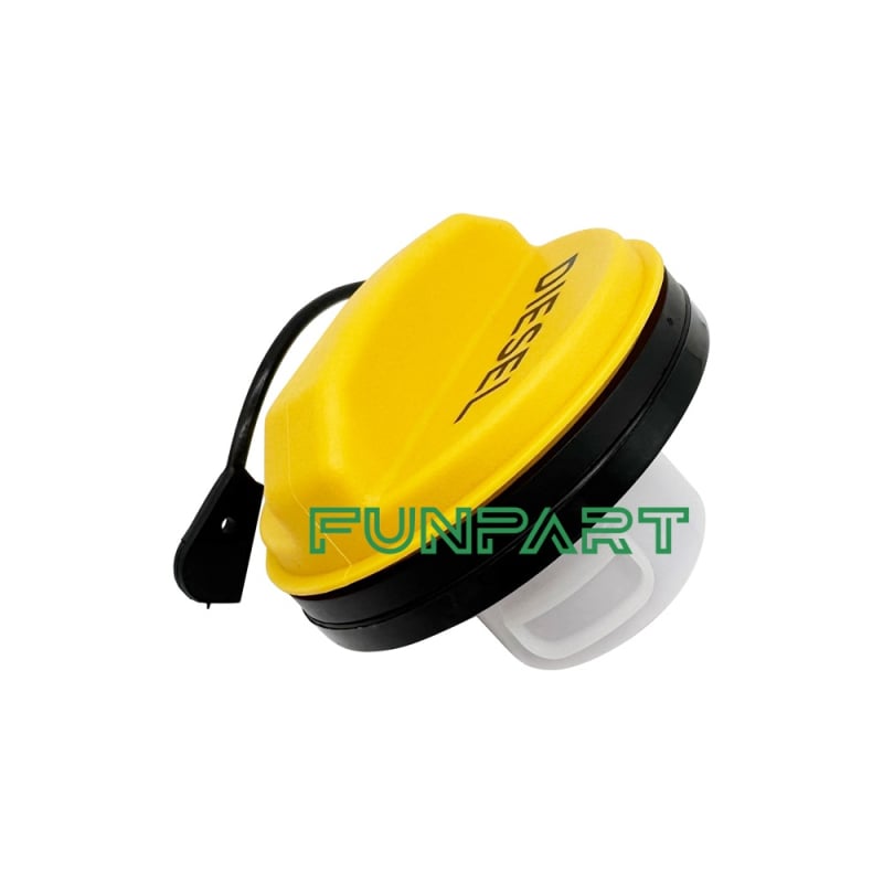 FUNPART Poklop spremnika goriva – plastični; Kompatibilan s Land Rover i Jaguar; Brojevi dijela: LR053666, LR138861, LR181510, LR021560, T2H59150