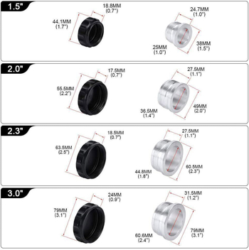 Poklopac vodnog spremnika od aluminijske legure, univerzalna kompatibilnost, model 08 zavareni