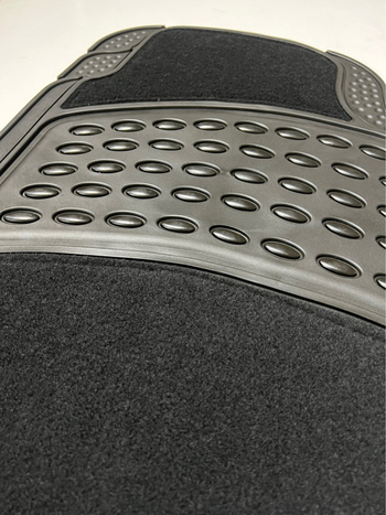 Covorașe de podea auto, pentru toate anotimpurile, set de patru piese, PVC antiderapant, brand Dragonair, modele generale, personalizare disponibilă